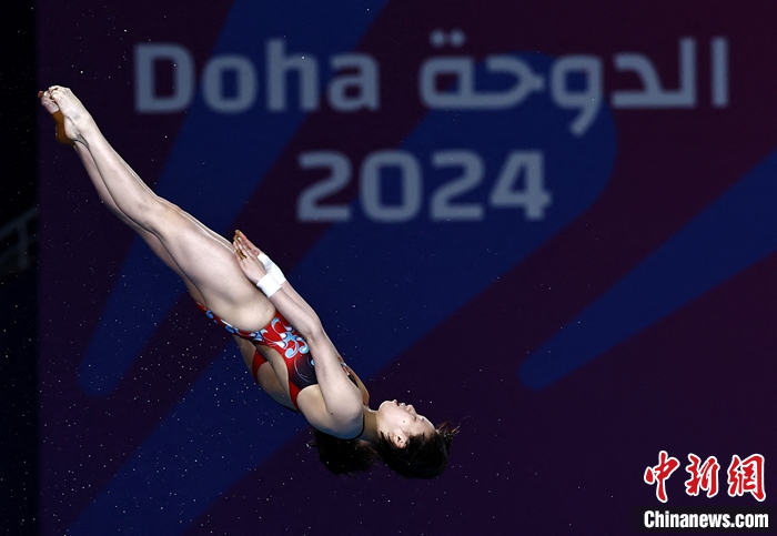 陈芋汐全红婵多哈世锦赛女双10米台三连冠夺冠